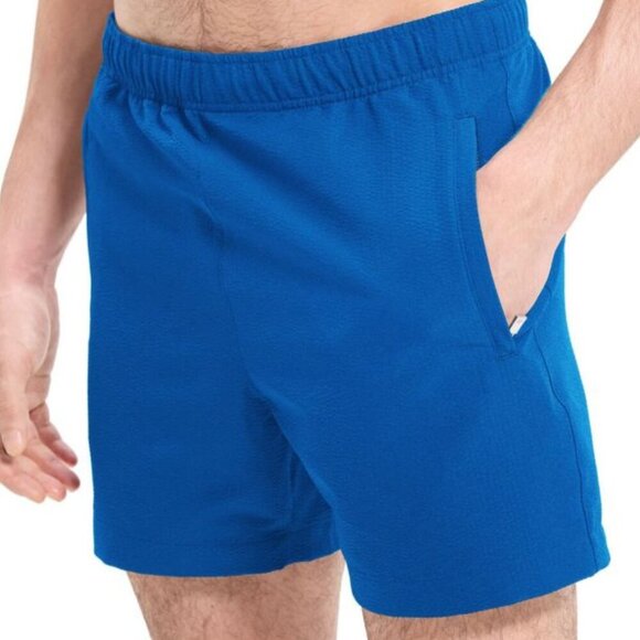 Theory Jace Splash Seer Swim Shorts in Sail Blue, size M - Picture 10 of 10